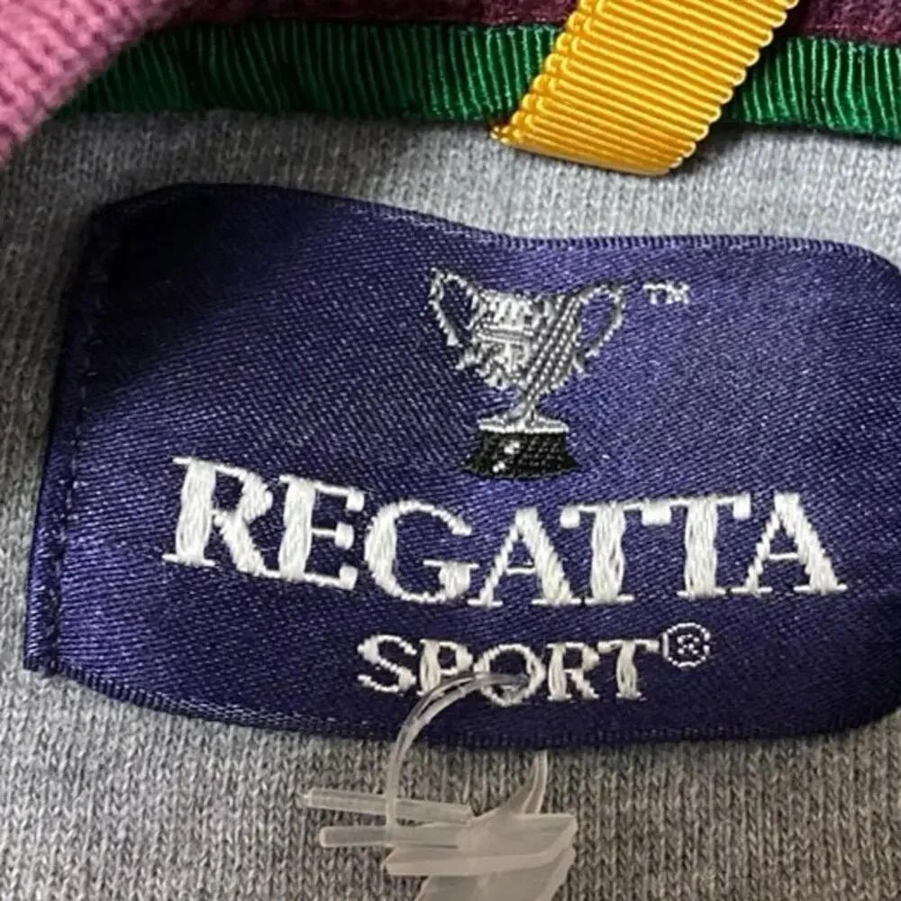 Regatta Men's Maroon Embroidered Logo Long Sleeve Sweatshirt Sweater Top Size L